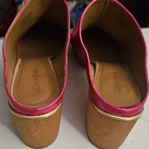 Calvin Klein Leather Mules - Picture 15 of 16